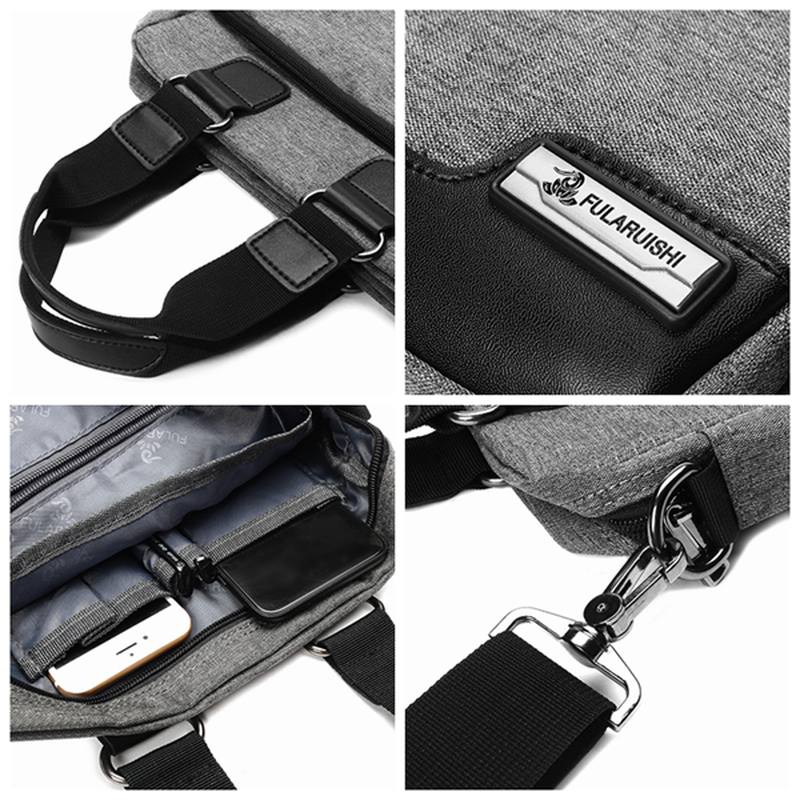 Miesten Vapaa-ajan Olkalaukku Lyhyt Messenger's Bag Business Crossbody -laukku