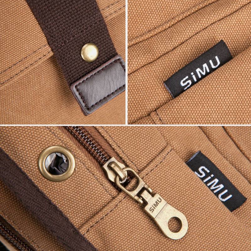 Miesten Vinatge Anti-theft Canvas Rintalaukku Olkalaukku Crossbody Laukku