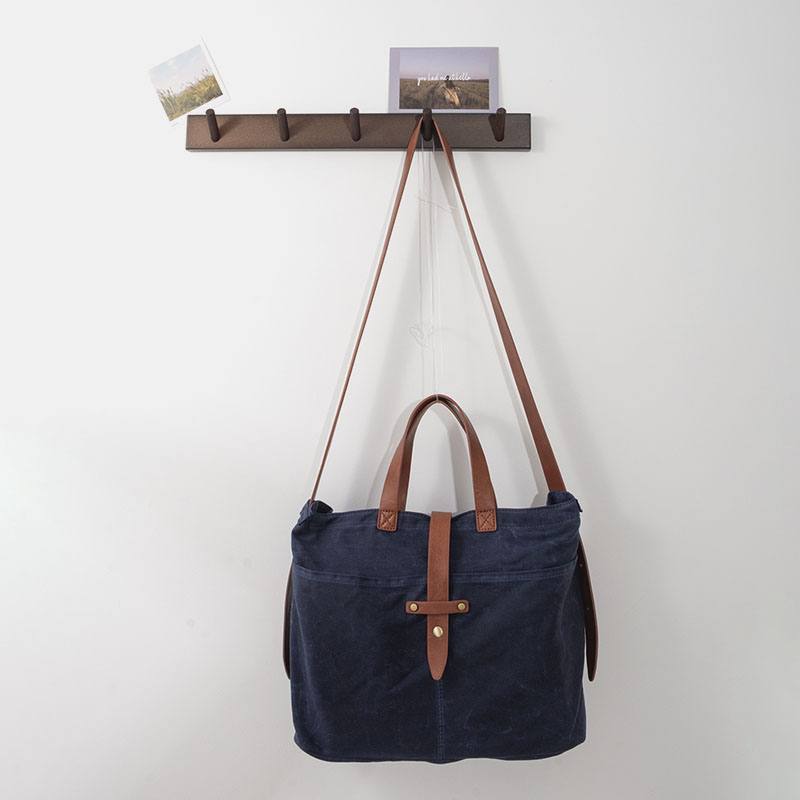 Miesten Vintage Patchwork Pesty Craft Canvas Crossbody Laukku Salkku Opettajalaukku