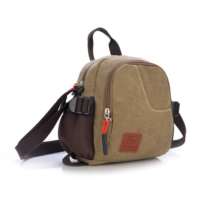 Naiset Miehet Rento Canvas Crossbody Laukut Kevyet Käsilaukut Outdoor Olkalaukut