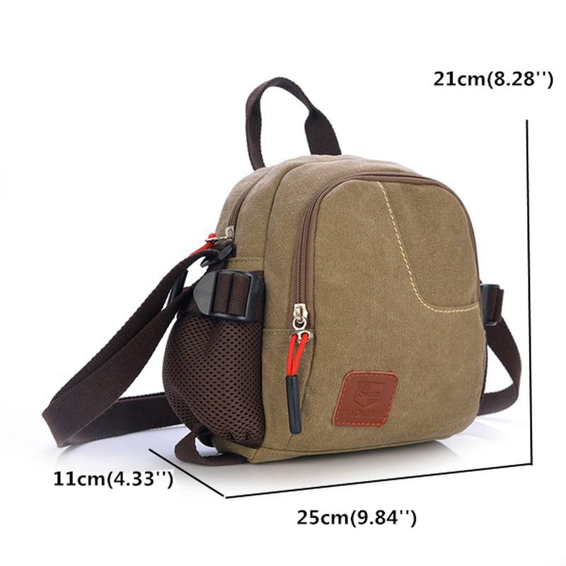 Naiset Miehet Rento Canvas Crossbody Laukut Kevyet Käsilaukut Outdoor Olkalaukut