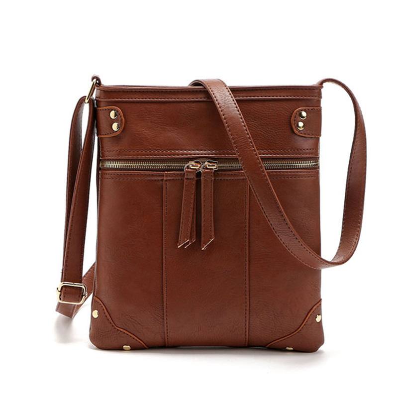 Naiset Vintage Messenger Laukut Tytöt Rento Olkalaukut Retro Crossbody Laukut