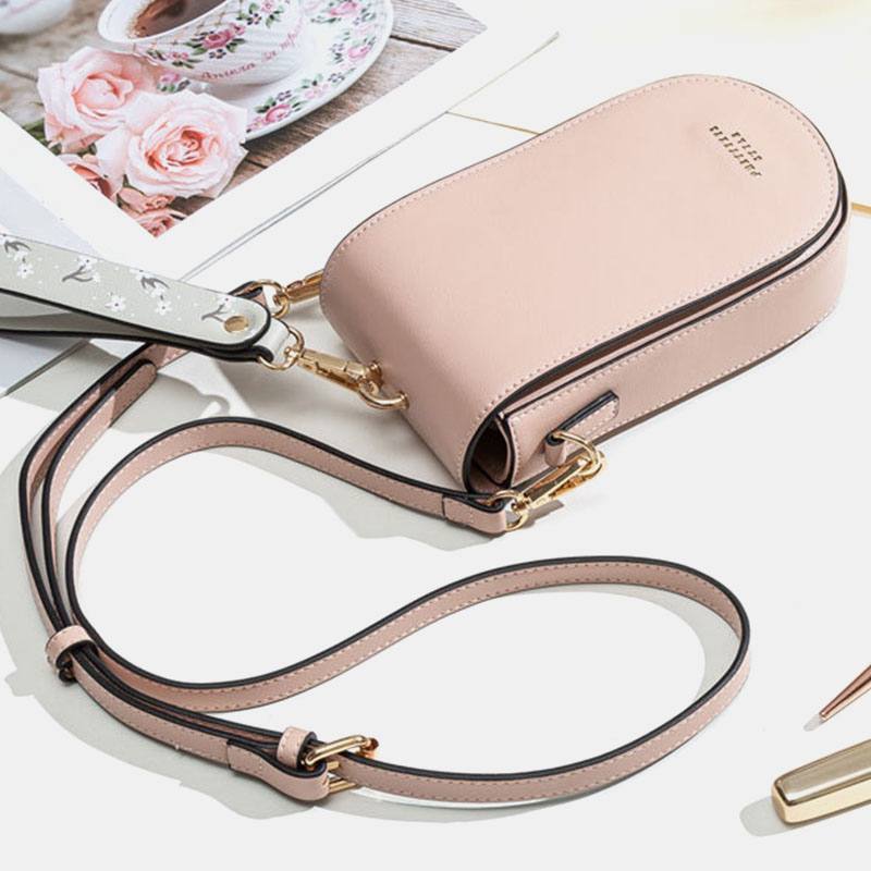 Naisten 4 Card Slot -puhelinlaukku Crossbody-laukku