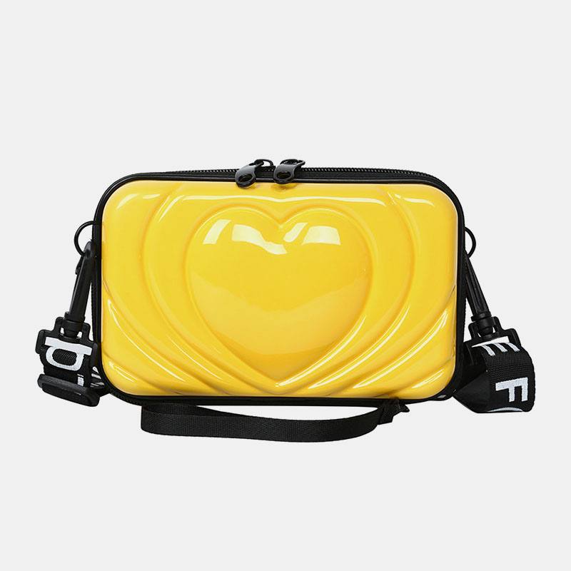 Naisten 6.5 Tuuman Love Solid Trunk -puhelinlaukku Crossbody Bag