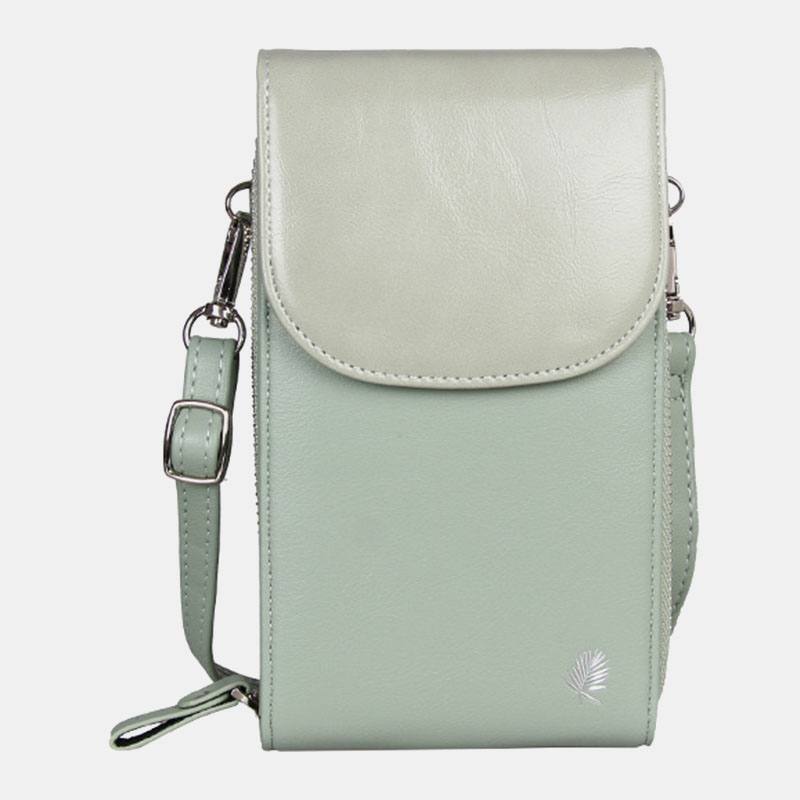 Naisten 8 Card Slot -puhelinlaukku Solid Crossbody -laukku Olkalaukku