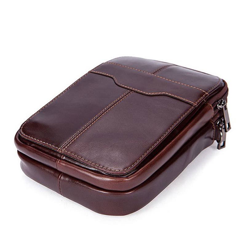 Naisten Aitoa Nahkaa Rento Business Vintage Crossbody Laukku