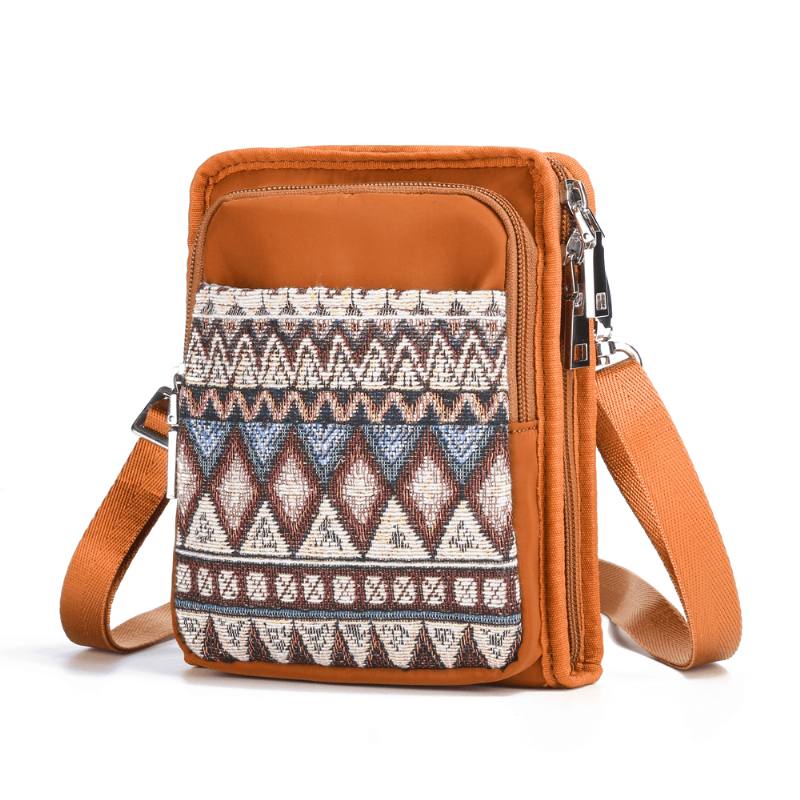 Naisten Canvas Bohemian Crossbody -olkalaukku