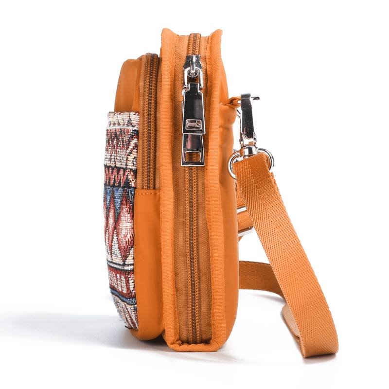 Naisten Canvas Bohemian Crossbody -olkalaukku