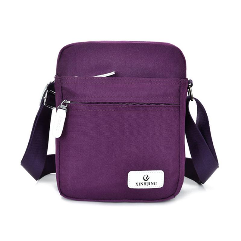 Naisten Canvas Outdoor Sport Rento Olkalaukku Crossbody