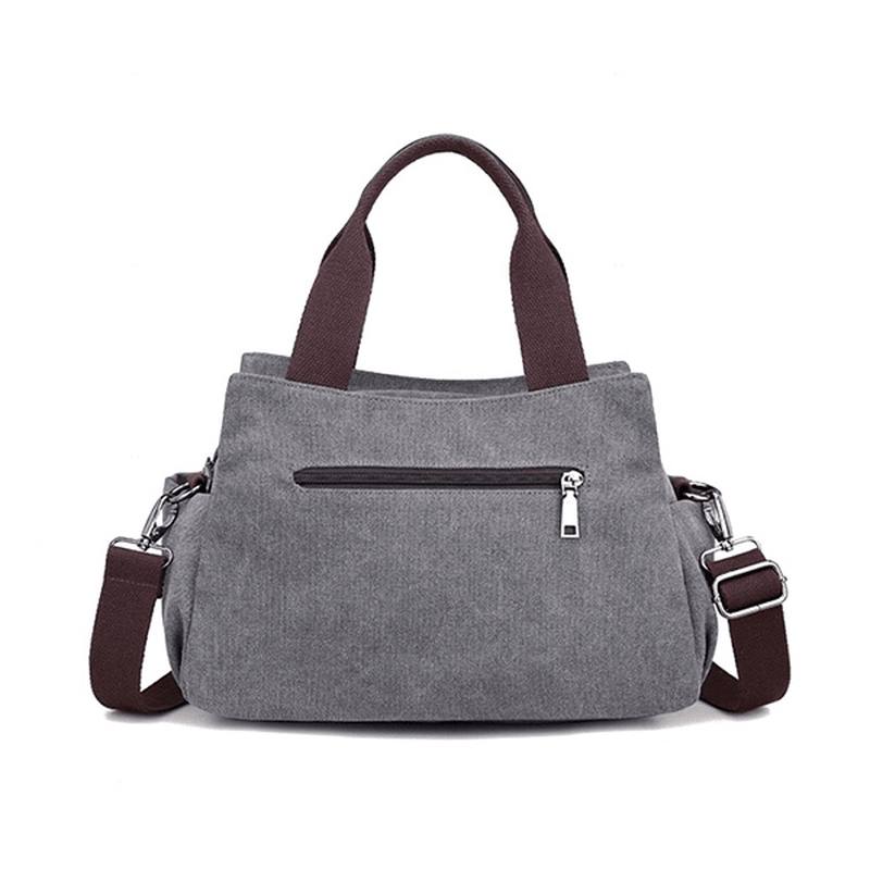 Naisten Lotus Canvas Käsilaukku Kiinalainen Crossbody Laukku