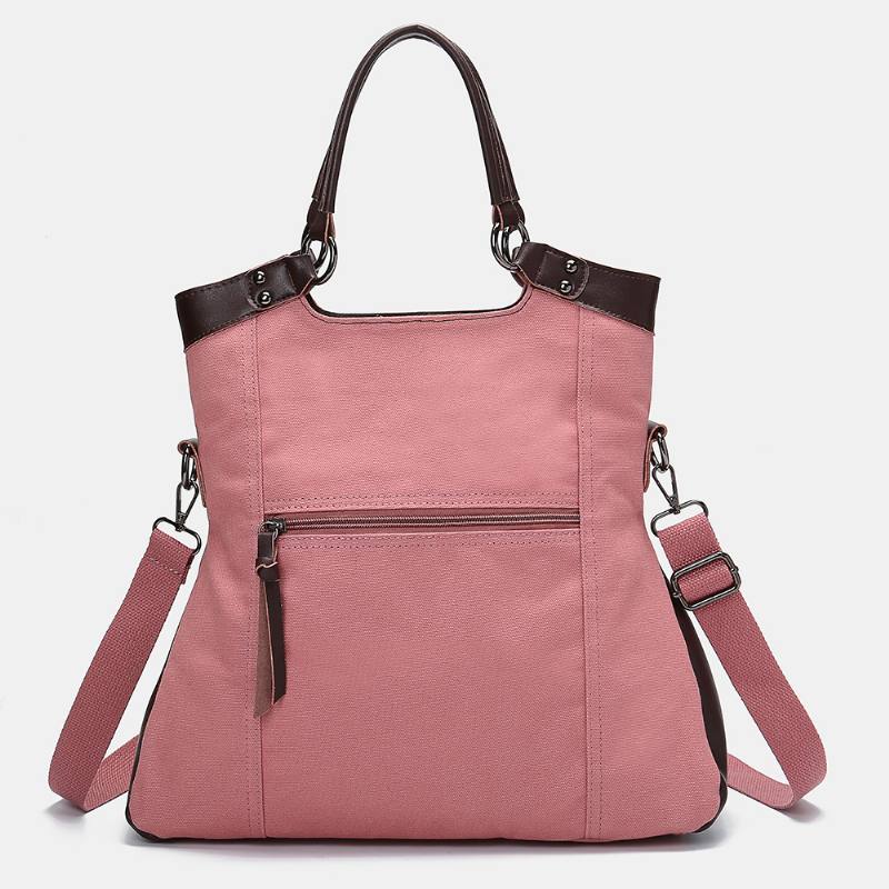 Naisten Miesten Monitoiminen Canvas Crossbody Bag -reppu