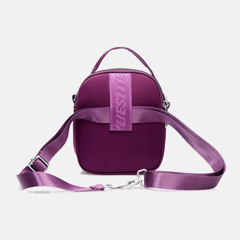 Naisten Mini Pieni Kevyt Vedenpitävä Olkalaukku Crossbody Bag Puhelinlaukku