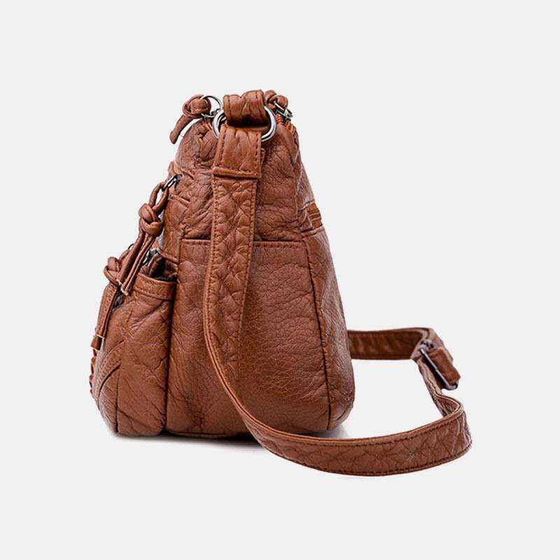 Naisten Monitaskuinen Keski-ikäinen Vintage Crossbody Bag Olkalaukku