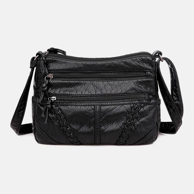 Naisten Monitaskuinen Keski-ikäinen Vintage Crossbody Bag Olkalaukku