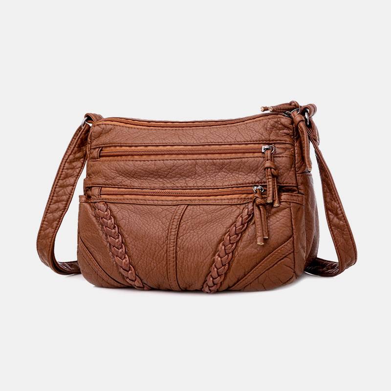 Naisten Monitaskuinen Keski-ikäinen Vintage Crossbody Bag Olkalaukku