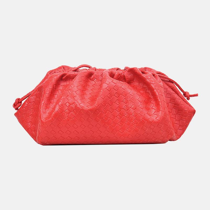 Naisten Muoti Kudonta Kiinteä Pussi Crossbody Bag Olkalaukku Clutches Bag