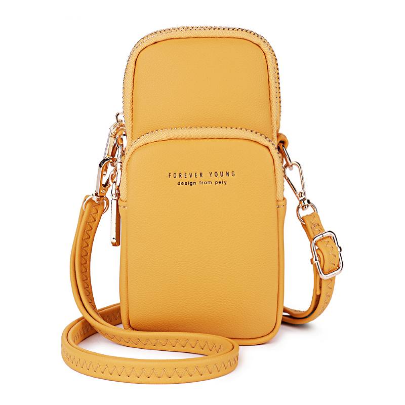 Naisten Muoti Solid Phone Laukku Rento Crossbody Laukku