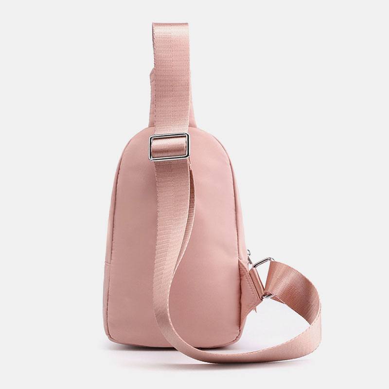 Naisten Nylon Vedenpitävä Rintalaukku Crossbody Laukku