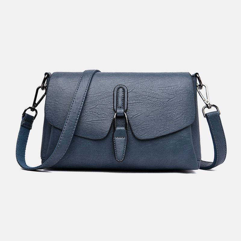 Naisten Retro-keinonahkainen Vedenpitävä Magneettinen Olkalaukku 6.5 Tuuman Puhelinlaukku Crossbody-laukku