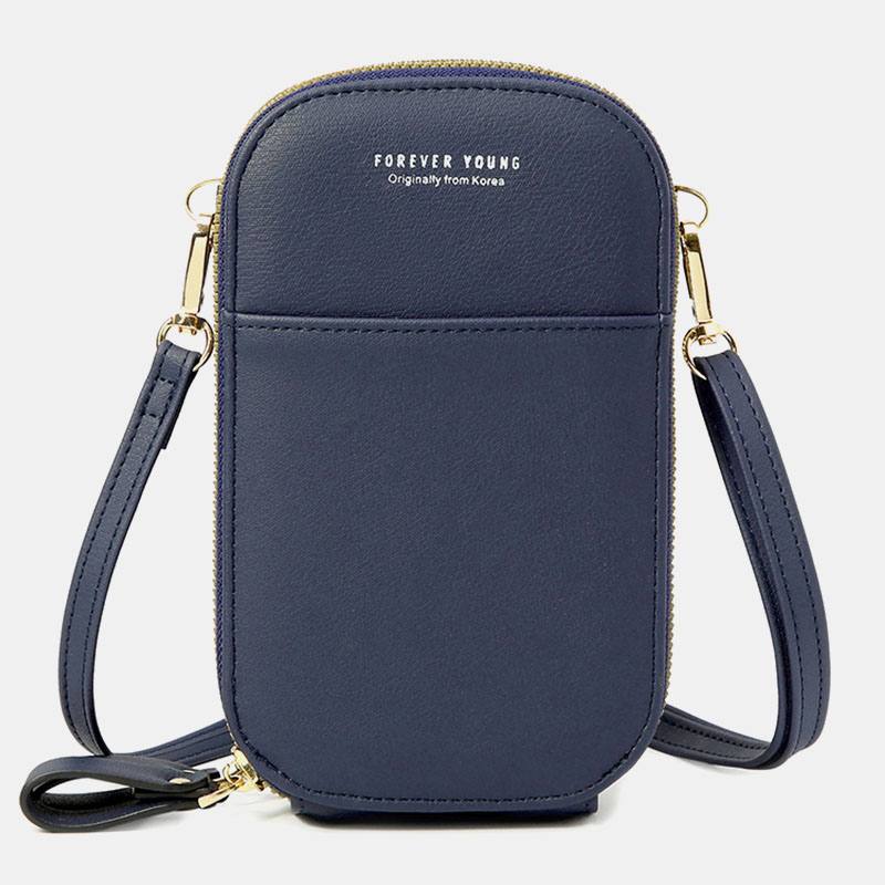 Naisten Soikea Yksivärinen Rento Puhelinlaukku Crossbody Laukut Olkalaukut Clutch Laukut