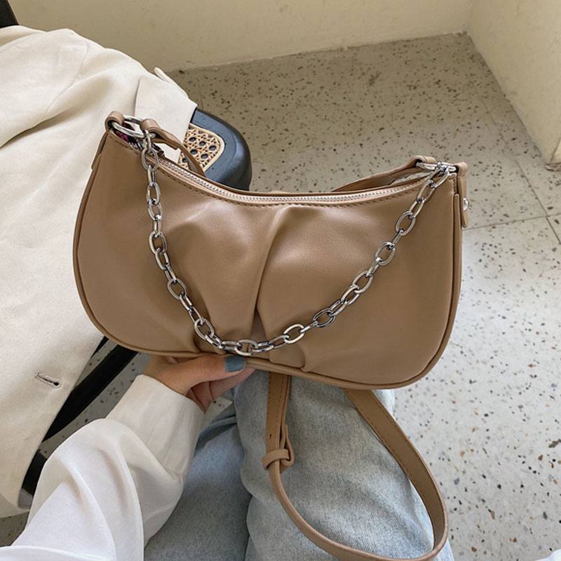 Naisten Solid Muoti Cha Satchel Olkalaukku Crossbody Bag