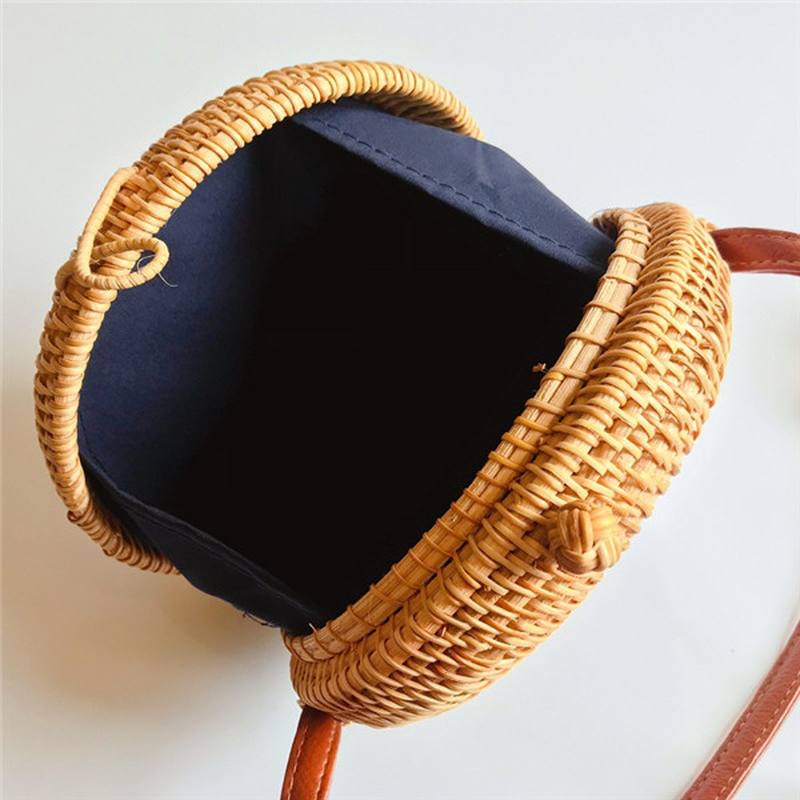 Naisten Straw Hollow Out Crossbody Bag Matkalaukku