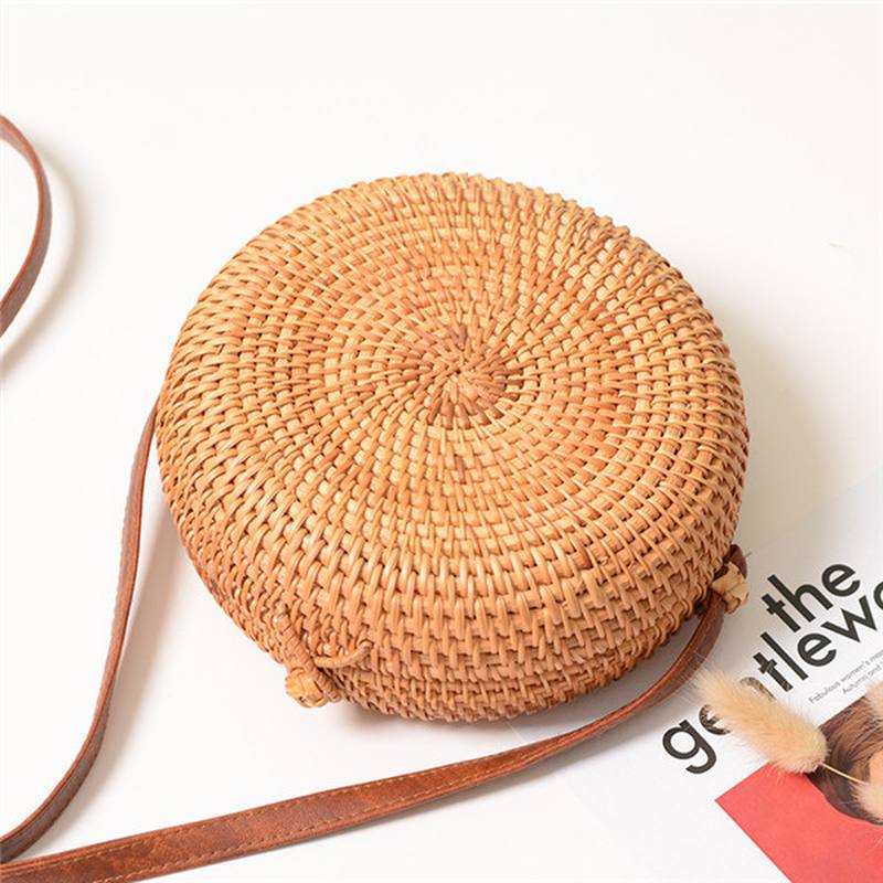 Naisten Straw Hollow Out Crossbody Bag Matkalaukku