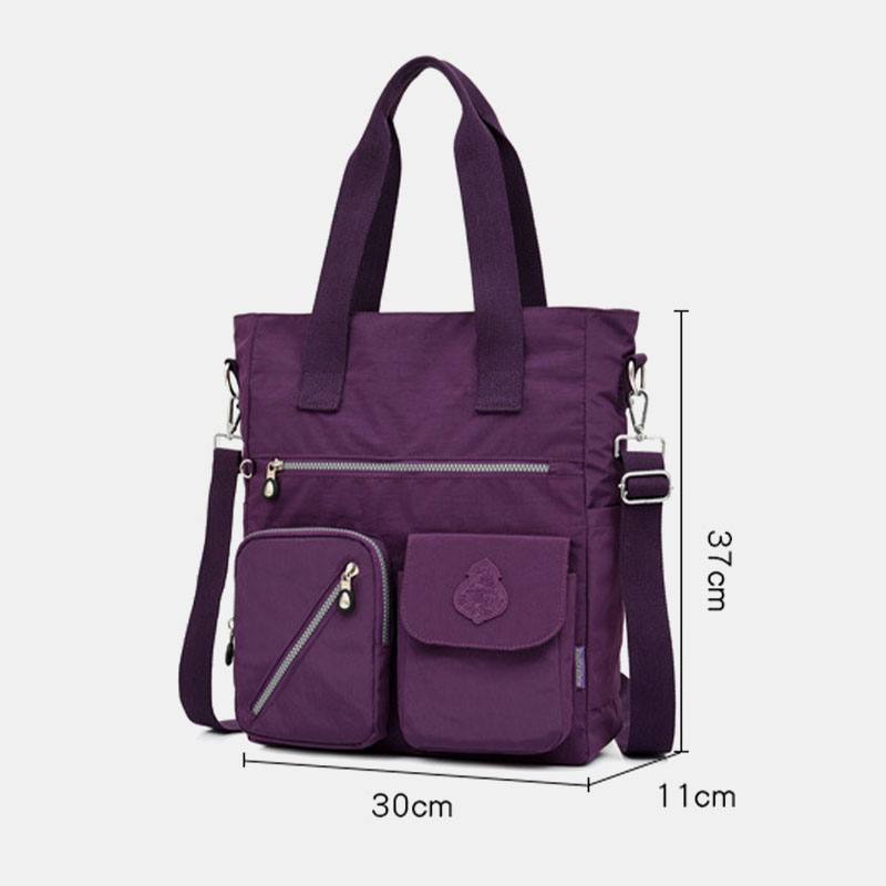 Naisten Suurikokoinen Nailonkäsilaukku Crossbody Bag