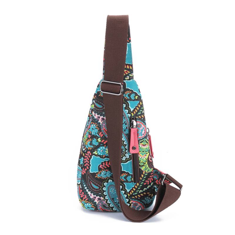 National Floral Summer Light Naisten Rintalaukku Sling Laukku Olkalaukku Crossbody