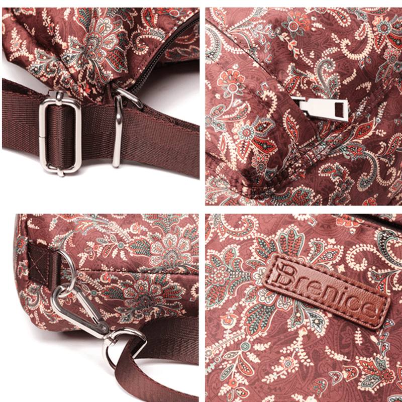 National Floral Travel Naisten Reppu Crossbody Bag