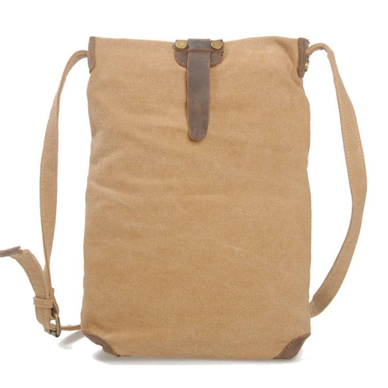 Retro Canvas Aitoa Nahkaa Messenger Laukut Rennot Olkalaukut Crossbody Laukut