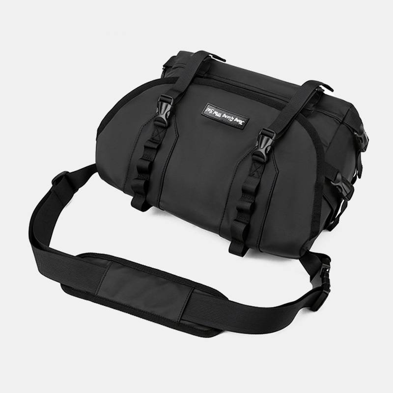 Unisex Nylon Säädettävä Olkahihna Multi-pockets Crossbody Laukut Rento Takavarkaudenesto Tasku Messenger Bag Olkalaukku