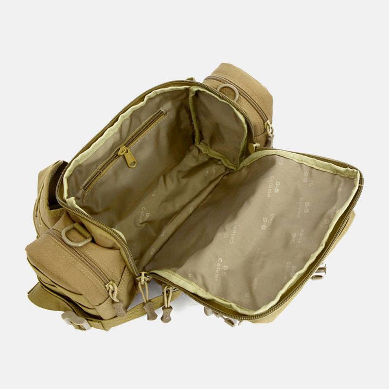 Unisex Nylon Tactical Naamiointi Outdoor Ratsastus Multi-carry Työkalulaukku Crossbody Bag Vyötärölaukku