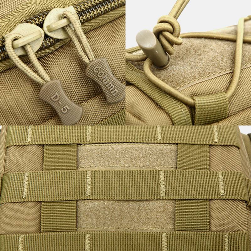 Unisex Nylon Tactical Naamiointi Outdoor Ratsastus Multi-carry Työkalulaukku Crossbody Bag Vyötärölaukku