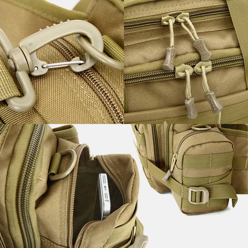 Unisex Nylon Tactical Naamiointi Outdoor Ratsastus Multi-carry Työkalulaukku Crossbody Bag Vyötärölaukku