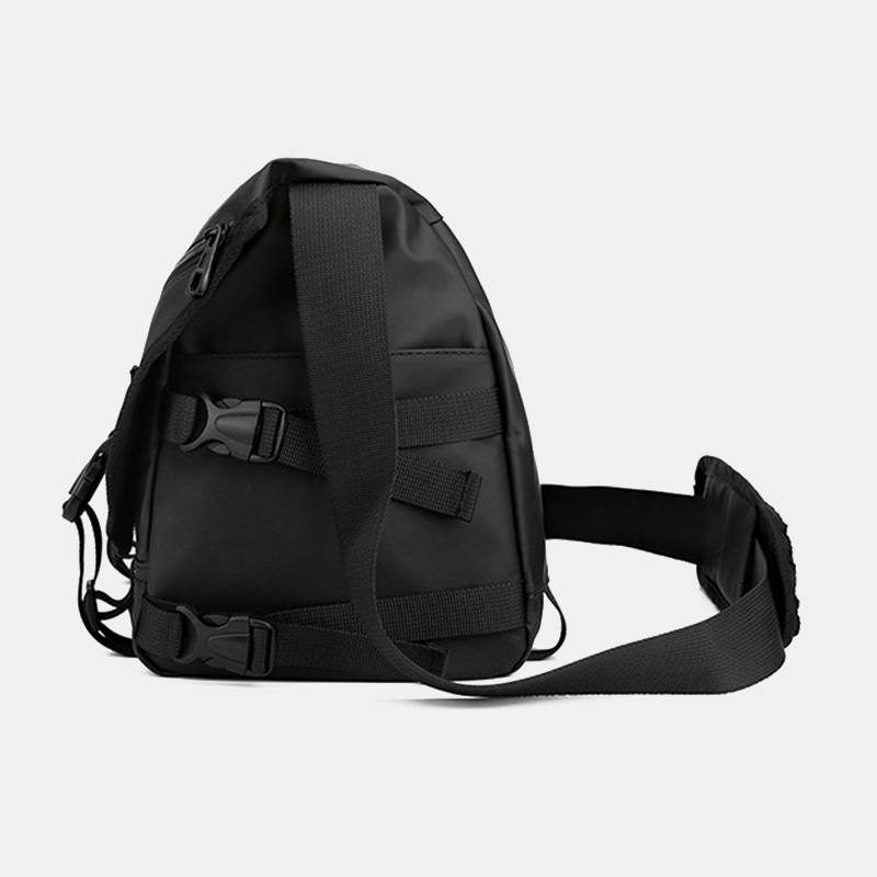 Unisex Suuri Kapasiteetti Takavarkaudenesto Tasku Crossbody Laukut Minimalistinen Solki Nailon Messenger Bag Olkalaukku