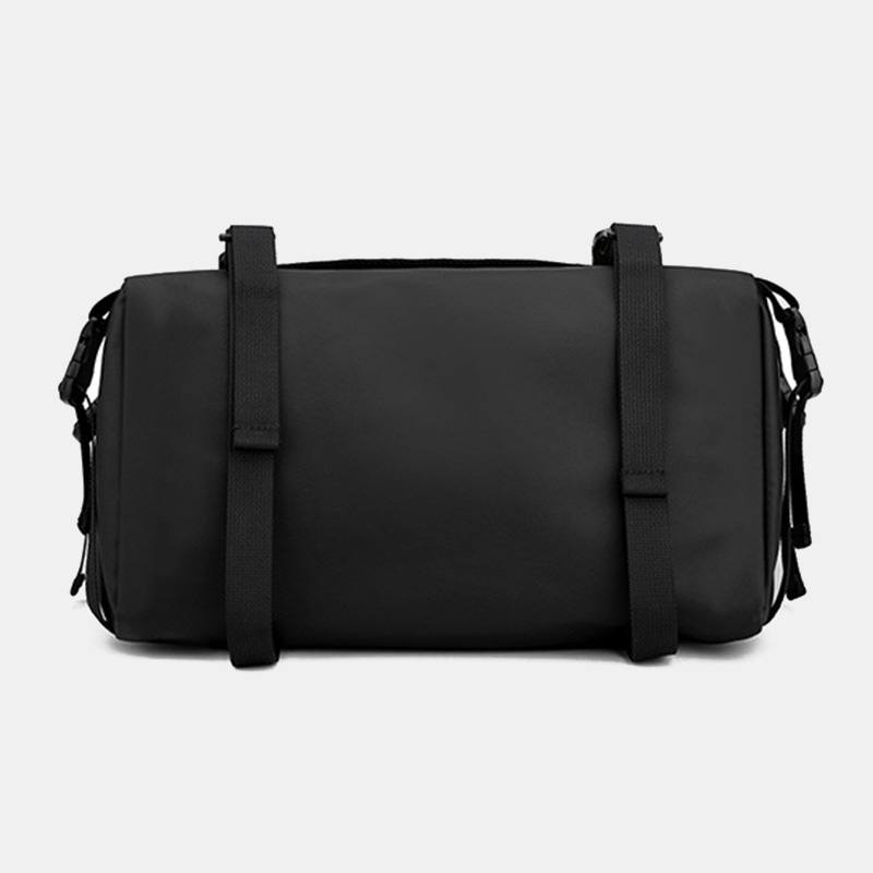 Unisex Suuri Kapasiteetti Takavarkaudenesto Tasku Crossbody Laukut Minimalistinen Solki Nailon Messenger Bag Olkalaukku