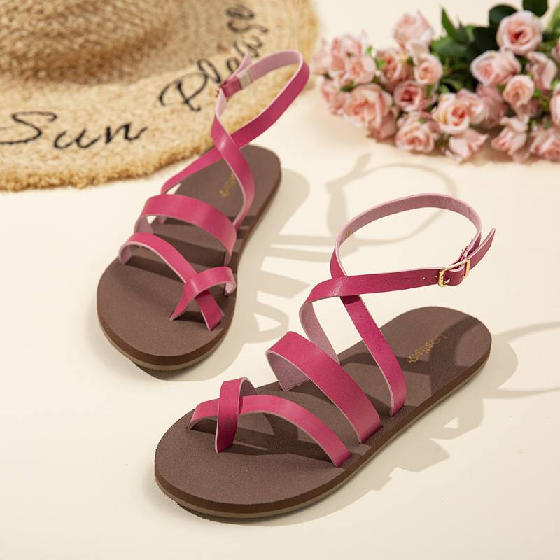 Naisten Rento Cross Strap Clip Toe Sandaalit