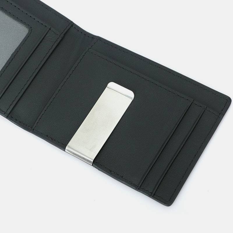 Miesten Monitoiminen Business Carbon Fiber Us Dollar Clip Card Kauppa Lyhyt Multi-card Slots Lompakko