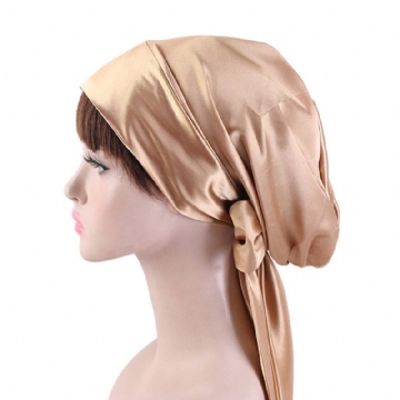 Satiinipainatusti Nauha Bow Turban Hat