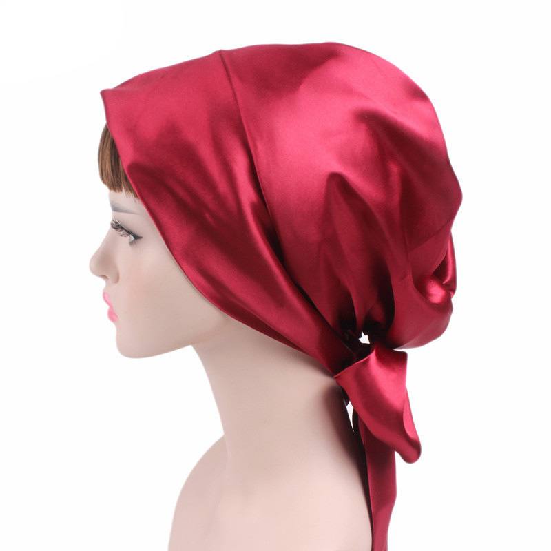 Satiinipainatusti Nauha Bow Turban Hat