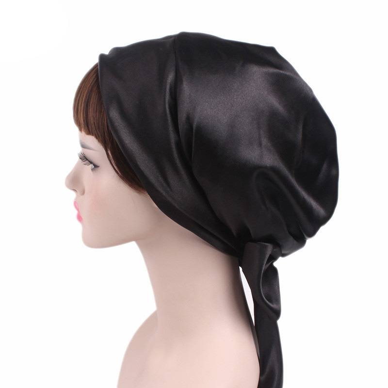 Satiinipainatusti Nauha Bow Turban Hat