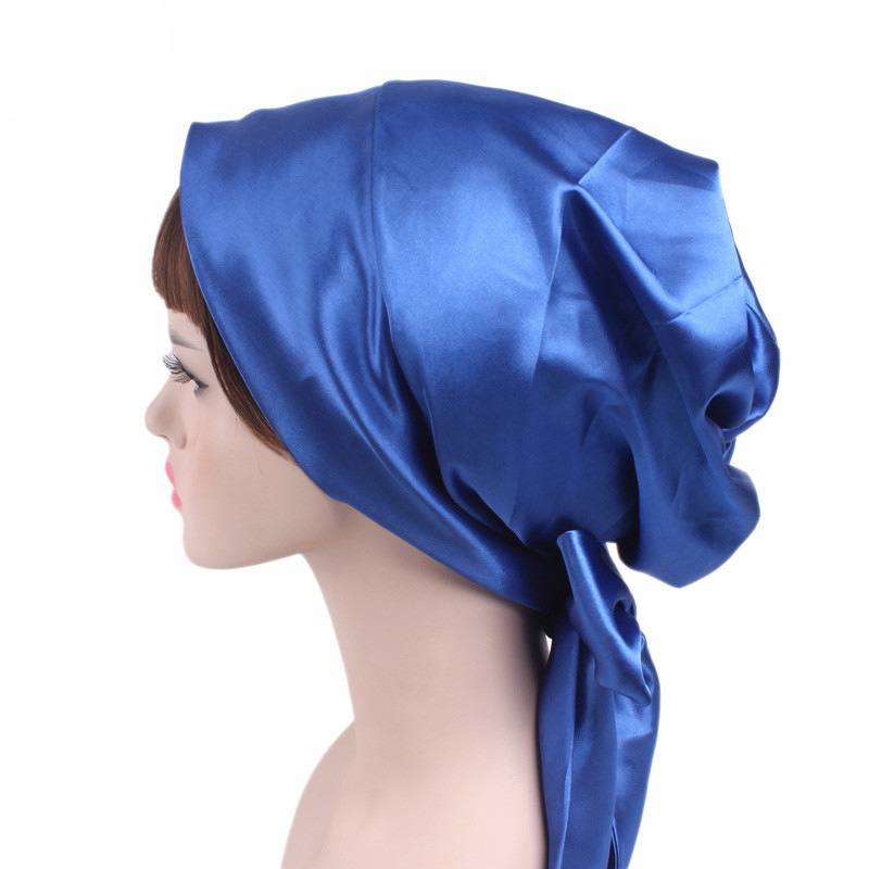 Satiinipainatusti Nauha Bow Turban Hat