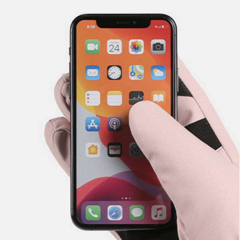 Naisten Screentouch Tuulenpitävä Vedenpitävä Ratsastus Hiihto Lämmin Urheilu Kokosormen Käsineet