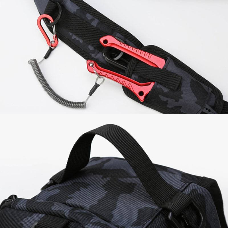 Miesten Naamiointi Multi-carry Tactical Fishing Travel Outdoor Rintalaukku Olkalaukku