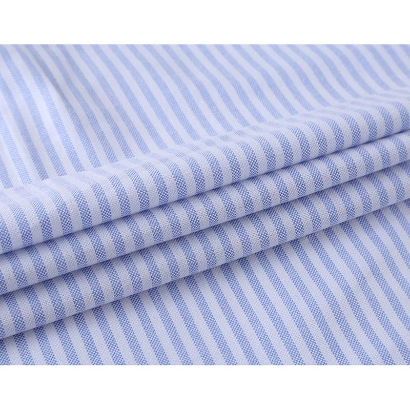 Miesten Pitkähihaiset Slim Rento Cotton Striped Oxford -paidat