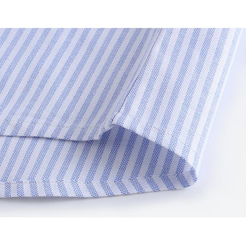 Miesten Pitkähihaiset Slim Rento Cotton Striped Oxford -paidat