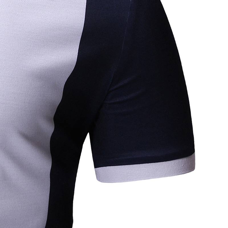 Miesten Color Block Muscle Fit -golfpaita