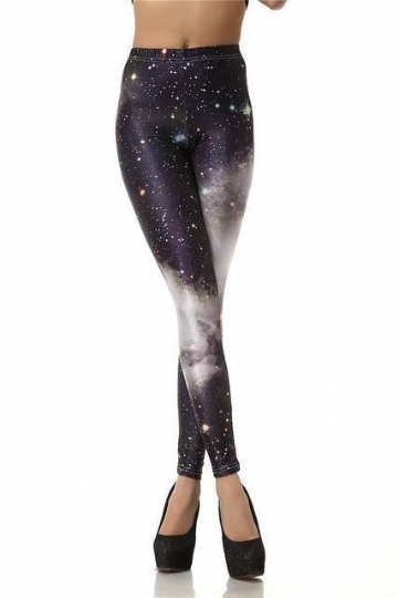 Galaxy Painatus Naisten Leggingsit