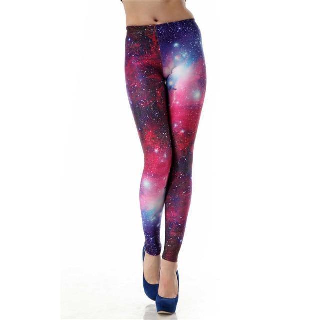 Galaxy Painatus Naisten Leggingsit